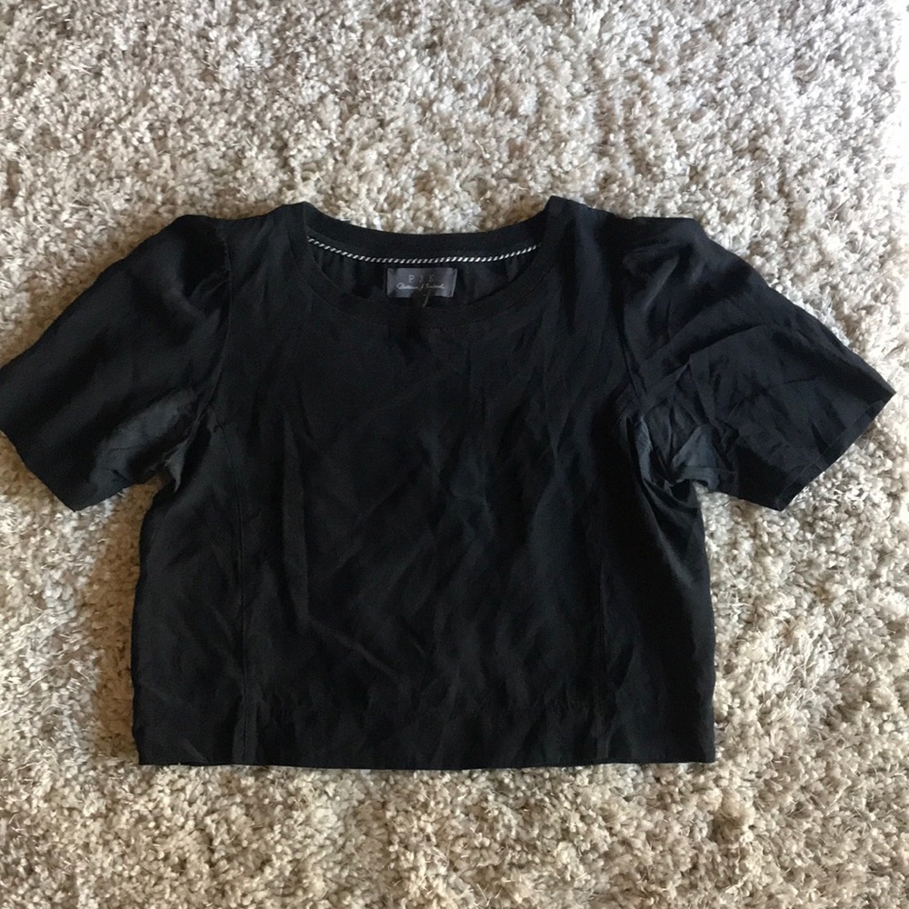 PJK- silk crop top